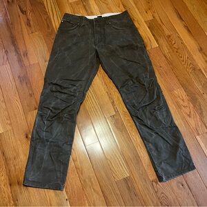 Kuhl Rydr Vintage Patina Dye Brown Ryder Pants 34x33 Outdoors Hiking